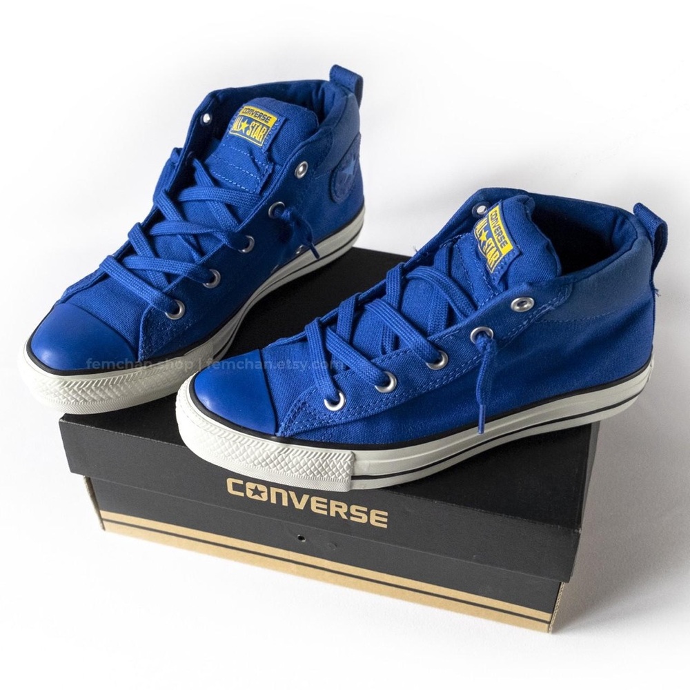 Converse Royal Blue High-Tops vintage 5 preloved